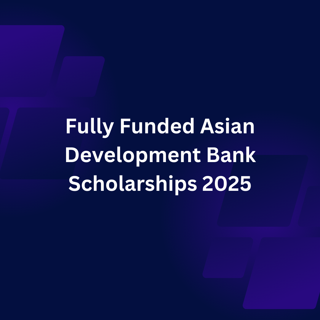 Asian Development Bank Scholarships